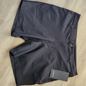 Lululemon Men's Commission Short Classic 7" black size 34 NWT